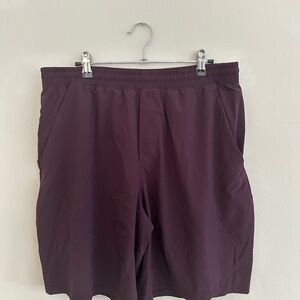 Lululemon Men's Burgundy Shorts, Lined